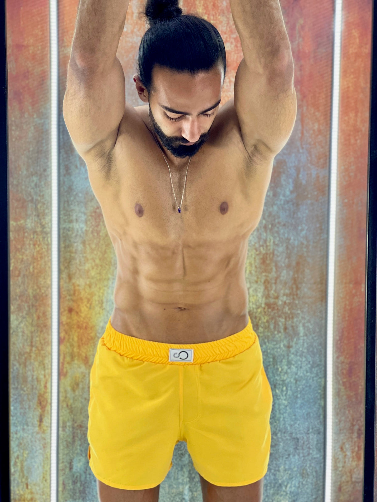 yellow swimming Trunk