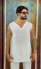 white linen set - Men