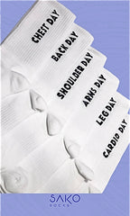 box of 6 Daily workout socks