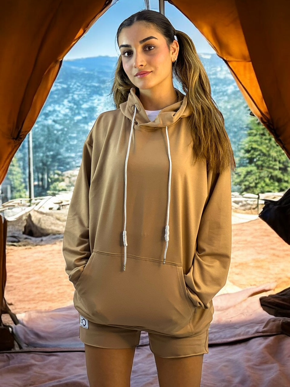 Basic Light oversized hoodie