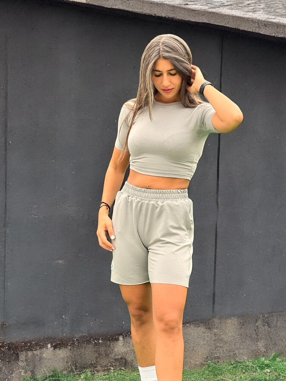 Short Sleeve fit crop top